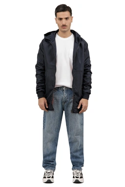 کاپشن شمعی دورو مردانه از برند پاتن جامه ، کاپشن بادگیر و ضد آب کلاهدار. 