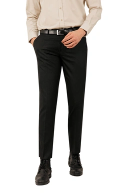 شلوار پارچه ای مردانه استایل راسته ، شلوار پارچه ای اداری رسمی رنگ مشکی خرید آنلاین و ارسال رای