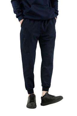 شلوار اسلش مردانه ، خرید شلوار اسلش کمر کشی دمپا کشی تریکو رنگ سرمه ای  با ارسال رایگان. 