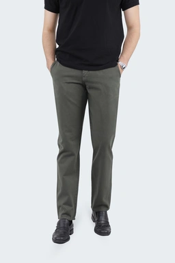 شلوار کتان مردانه کلاسیک رنگ سبز تیره ، شلوار کتان مدل راسته ، خرید آسان ارسال رایگان. 