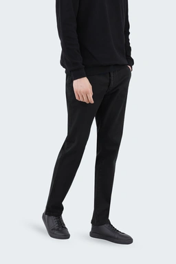 شلوار کتان مردانه مدل راسته ، رنگ مشکی با فاق متوسط ، خرید آنلاین ارسال رایگان. 