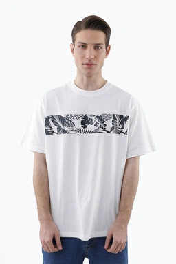 خرید تی شرت آستین کوتاه مردانه چاپدار رنگ سفید ، تیشرت بدون درز خرید و ارسال رایگان. 