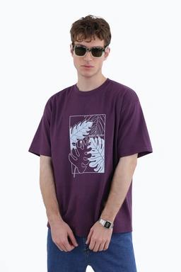 خرید تیشرت آستین کوتاه مردانه چاپدار ، رنگ بنفش ، تیشرت بدون درز خرید و ارسال رایگان. 