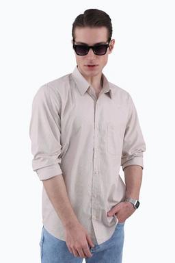 پیراهن آستین بلند مردانه رگولار ،راه راه ریز ، تک جیب با گلدوزی ،مناسب استفاده روزمره و مهمانی اداری