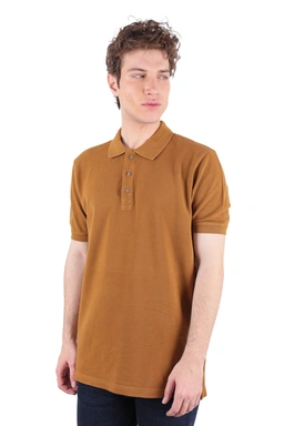 پولوشرت کرمی آستین کوتاه مردانه