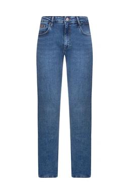 شلوار جین مردانه رنگ آبی تیره مدل رگولار راسته