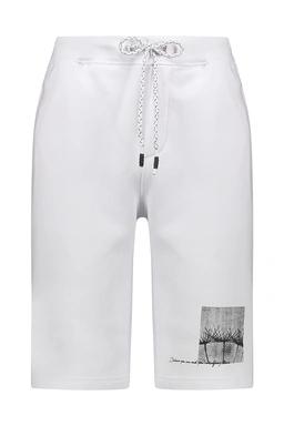 شلوارک دورس مردانه رنگ سفید