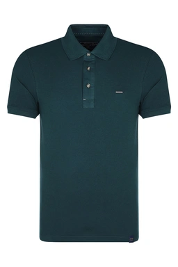 پولوشرت آستین کوتاه مردانه رنگ سبز یشمی