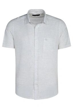 پیراهن آستین کوتاه کلاسیک مردانه سبز روشن