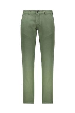 شلوار کتان مردانه پشت کمر کشدار رنگ سبز روشن