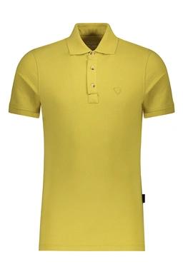 پولوشرت آستین کوتاه مردانه رنگ سبز زرد