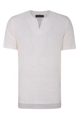 پیراهن آستین کوتاه مردانه زرد