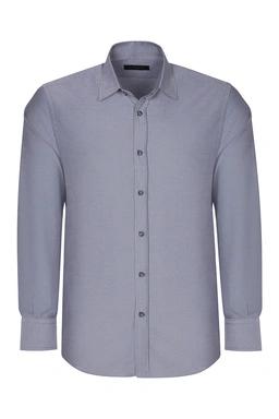 پیراهن آستین بلند مردانه ساده رنگ طوسی