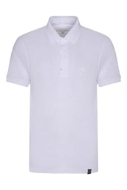 پولوشرت آستین کوتاه مردانه رنگ سفید