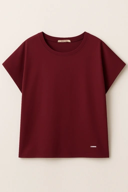 تیشرت کیمونو زنانه رنگ زرشکی