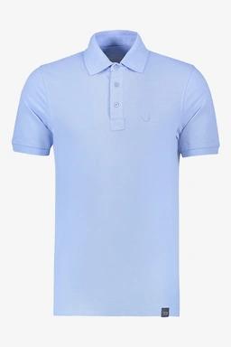پولوشرت آستین کوتاه مردانه رنگ آبی روشن