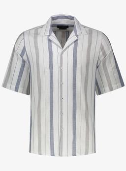 پیراهن آستین کوتاه یقه انگلیسی مردانه راه راه