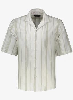 پیراهن آستین کوتاه یقه انگلیسی مردانه راه راه