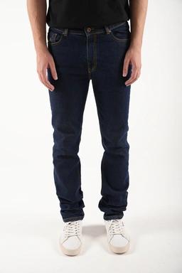 شلوار جین مردانه مدل راسته رنگ سرمه ای