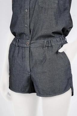 شلوارک جین زنانه ذغالی