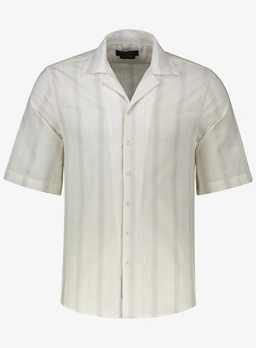 پیراهن آستین کوتاه یقه انگلیسی مردانه راه راه