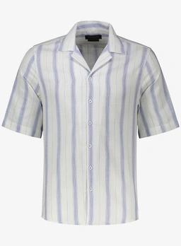 پیراهن آستین کوتاه یقه انگلیسی مردانه راه راه