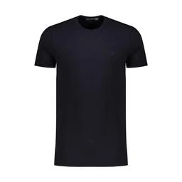 تیشرت مردانه ساده کلاسیک یقه گرد قد 70 سانتیمتر پارچه پنبه ساخت ایران مشکی رنگ تولید پاتن جامه کیفیت