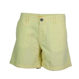 شلوارک کتان کرم زنانه مدل معمولی تولید پاتن جامه می باشد. 