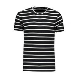 تیشرت آستین کوتاه مردانه یقه گرد. تولید شرکت پاتن جامه می باشد. جنس پارچه صد در صد پنبه بافت کشی. من