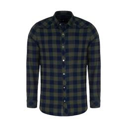 پیراهن آستین بلند جین مردانه یقه برگردان مدل معمولی. خرید از پاتن جامه. 