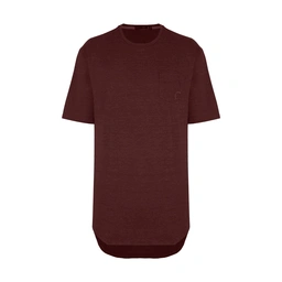 تیشرت مردانه آستین کوتاه - مدل لانگ - تولید پاتن جامه می باشد - به رنگ سبز - مناسب برای استفاده روزا