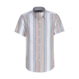 خرید پیراهن آستین کوتاه مردانه طرح راه راه پهن ، مدل معمولی REGUALR. 
