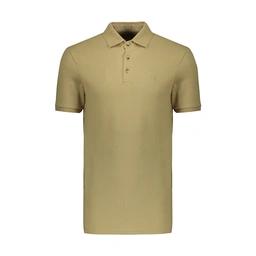 تیشرت آستین کوتاه مردانه جودون - یقه برگردان - 3 دکمه - جنس 97% پنبه و 3% لاکرا ( کش) - تولید کارخان