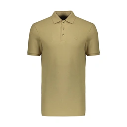 تیشرت آستین کوتاه مردانه جودون - یقه برگردان - 3 دکمه - جنس 97% پنبه و 3% لاکرا ( کش) - تولید کارخان