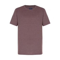 تیشرت آستین کوتاه لانگ مردانه. جنس پارچه جودون / پلی استر پنبه می باشد. یقه تیشرت گرد و کنار دارای ز