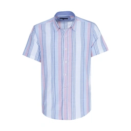 خرید پیراهن آستین کوتاه مردانه طرح راه راه پهن ، مدل معمولی REGUALR. 