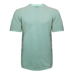 تیشرت آستین کوتاه مردانه - مدل لانگ از کنار داری زیپ میباشد- جنس : پنبه / پنبه / بافت ملانژ - یقه: گ