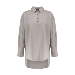 مانتو جلو بسته زنانه تولید شرکت پاتن جامه - جنس پارچه پنبه - پنبه / لینن - پارچه سبک و خنک مناسب برا