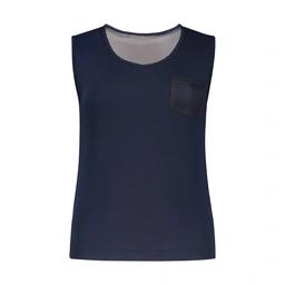 تاپ زنانه پشت توری تولید شرکت پاتن جامه می باشد. جنس پارچه صد در صد پنبه می باشد. پشت تاپ توری می با