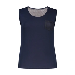 تاپ زنانه پشت توری تولید شرکت پاتن جامه می باشد. جنس پارچه صد در صد پنبه می باشد. پشت تاپ توری می با