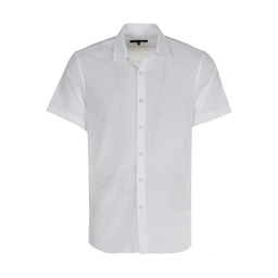 پیراهن آستین کوتاه مردانه تولید شرکت پاتن جامه- جنس پارچه 100% پنبه (اسلپ) می باشد. پارچه خنک و نیمه