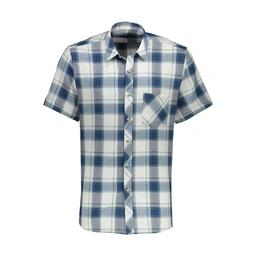 پیراهن آستین کوتاه چهارخانه مردانه از برند پاتن جامه. 