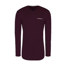 تیشرت آستین بلند لانگ مردانه تولید شرکت پاتن جامه می باشد. جنس تیشرت صد در صد پنبه و پارچه نسبتاً ضخ