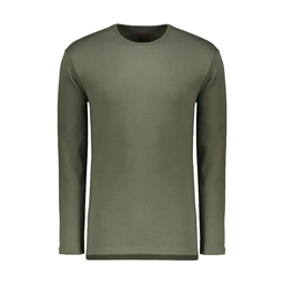 تیشرت آستین بلند مردانه تولید شرکت پاتن جامه می باشد. جنس تیشرت صد در صد پنبه می باشد. یقه گرد آستین