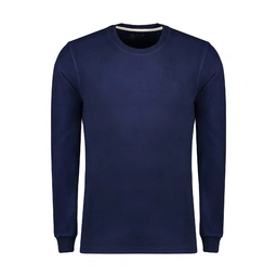 تیشرت آستین بلند مردانه تولید پاتن جامه می باشد. جنس تیشرت صد در صد پنبه پارچه خار خورده (سلانیک) می