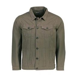 کت پاییزه مردانه رنگ سبز روشن. کت صد در صد کتان (پنبه) بدون آستری بدون کش. قد تا روی کمر. دو جیب در 