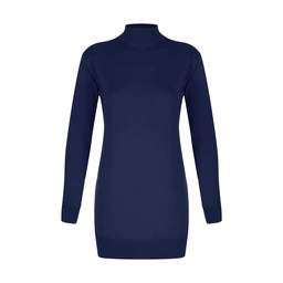 تونیک بافت زنانه تولید پاتن جامه می باشد . جنس کار پنبه می باشد . یقه اسکی با ارتفاع 4/5 سانت - قد ک