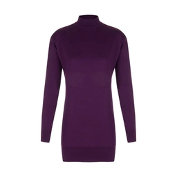 تونیک بافت زنانه تولید پاتن جامه می باشد . جنس کار پنبه می باشد . یقه اسکی با ارتفاع 4/5 سانت - قد ک