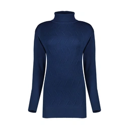 بافت یقه اسکی زنانه تولید پاتن جامه می باشد - بافت کار کبریتی می باشد - طرح جلو کار ، خط دار اریب می