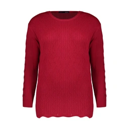 بافت زنانه تولید پاتن جامه می باشد - یقه : گرد - بافت کار : کبریتی درشت می باشد - جنس کار از پنبه می